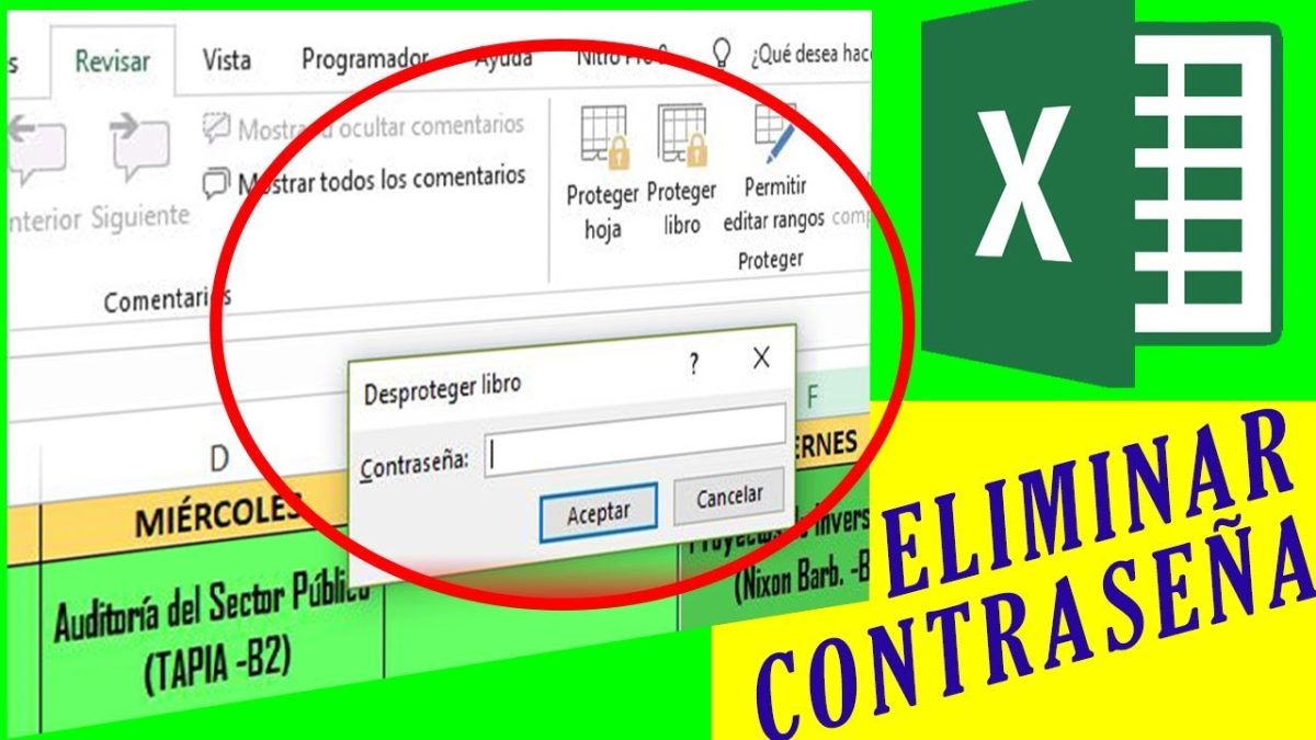 Cómo quitar la contraseña de un archivo Excel